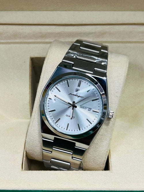 Poedagar Classic Blue Dial Quartz Watch.