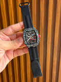 Richard Mille Style Skeleton Dial Carbon Pattern Men's watch with different strap colors